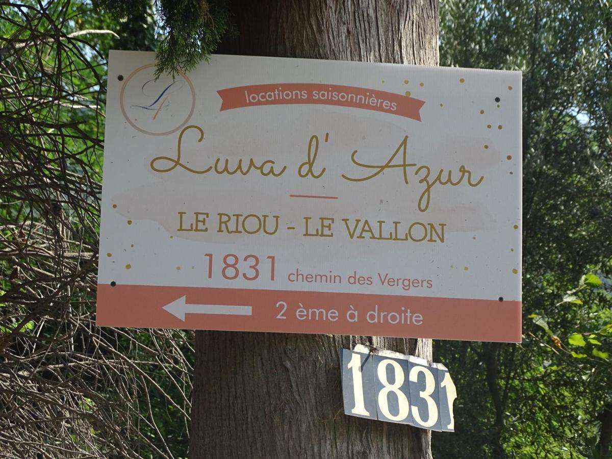 Luva D'Azur, Rez De Villa Le Riou - Le Vallon Le Bar-sur-Loup Exteriér fotografie