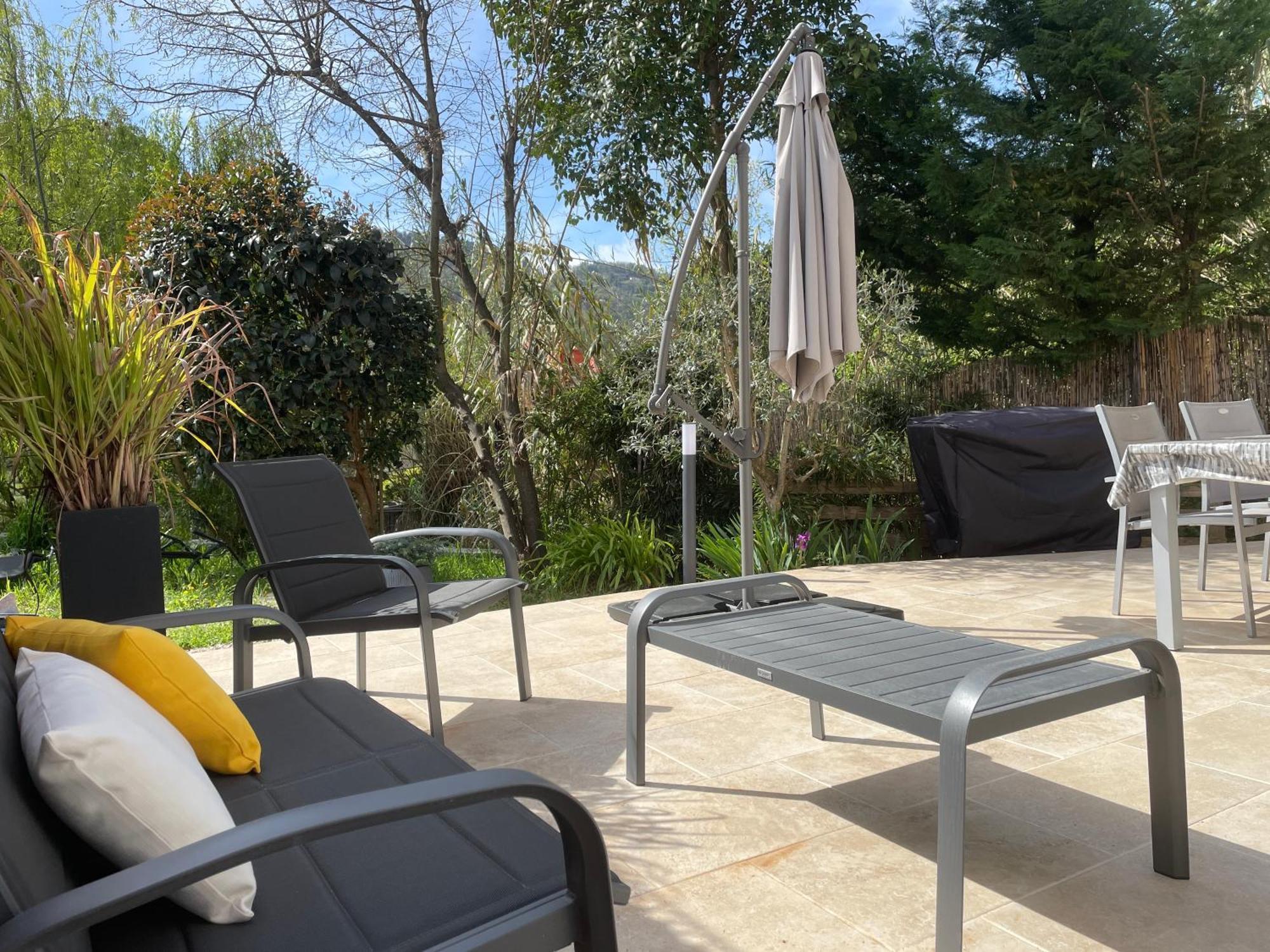 Luva D'Azur, Rez De Villa Le Riou - Le Vallon Le Bar-sur-Loup Exteriér fotografie