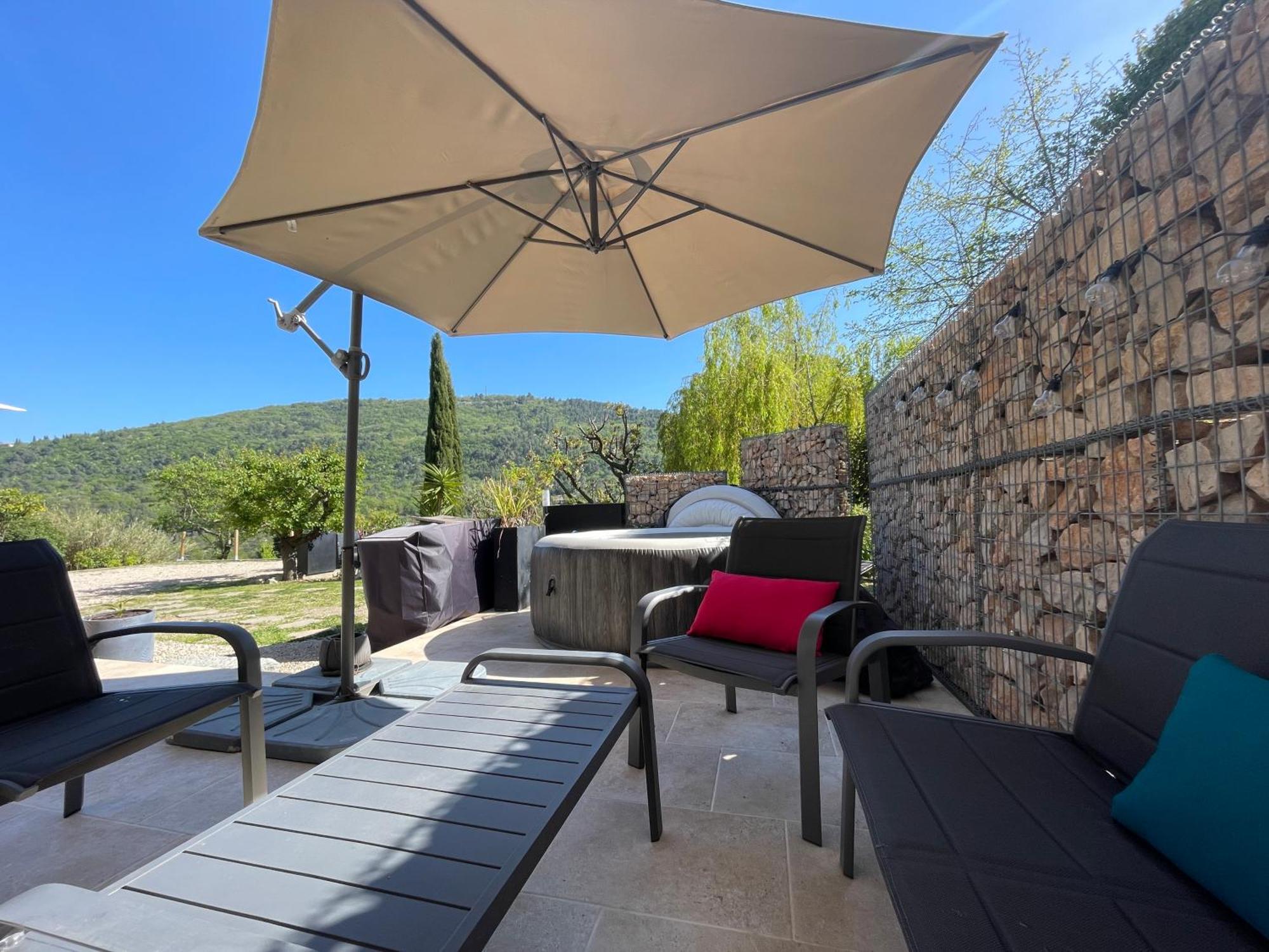 Luva D'Azur, Rez De Villa Le Riou - Le Vallon Le Bar-sur-Loup Exteriér fotografie